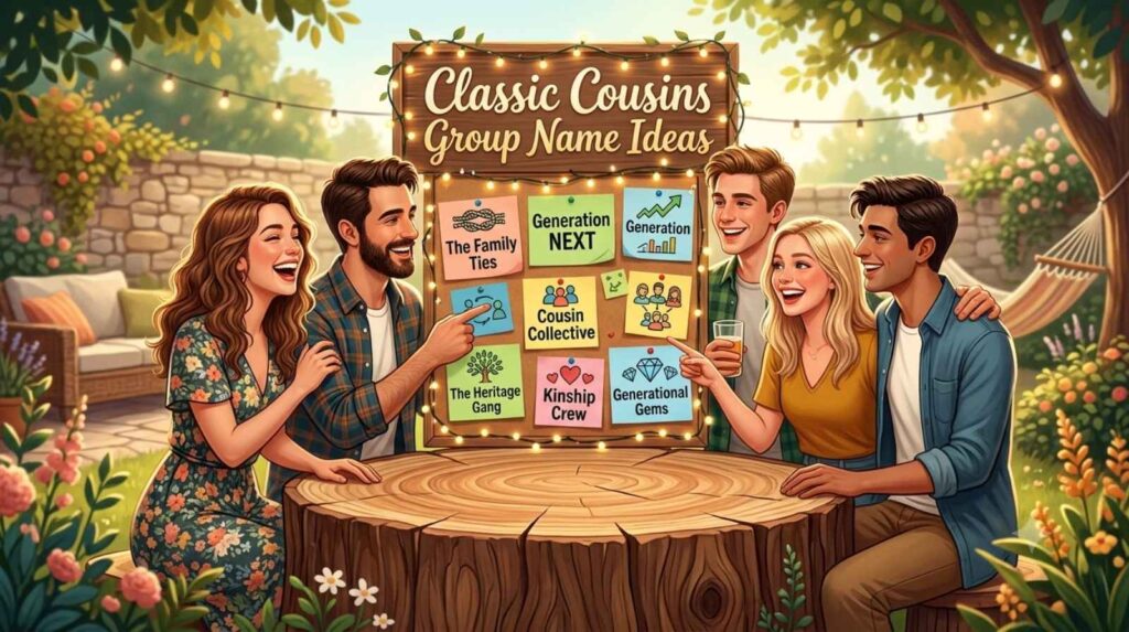 Classic Cousins Group Name Ideas