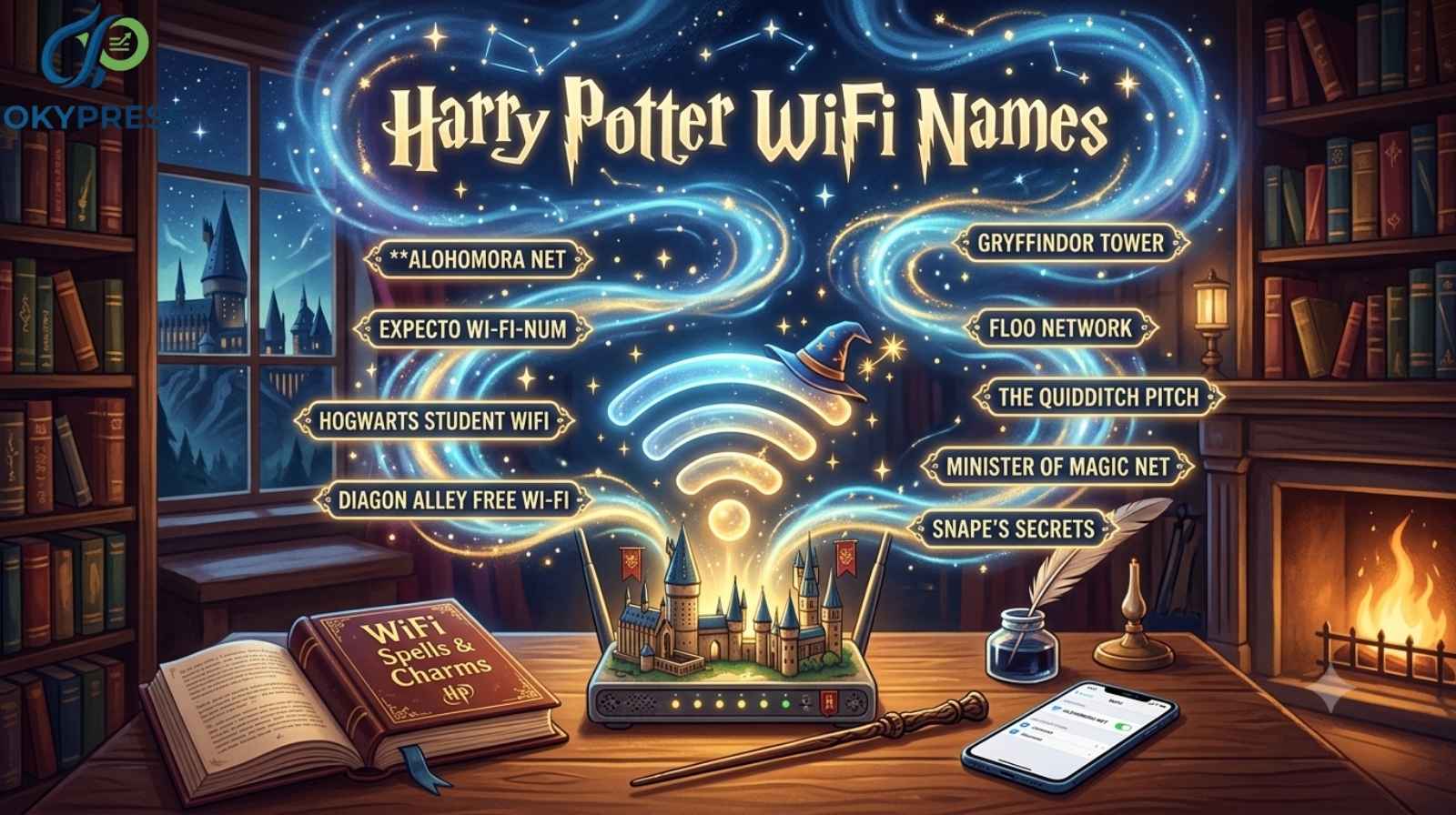 Harry Potter WiFi Names