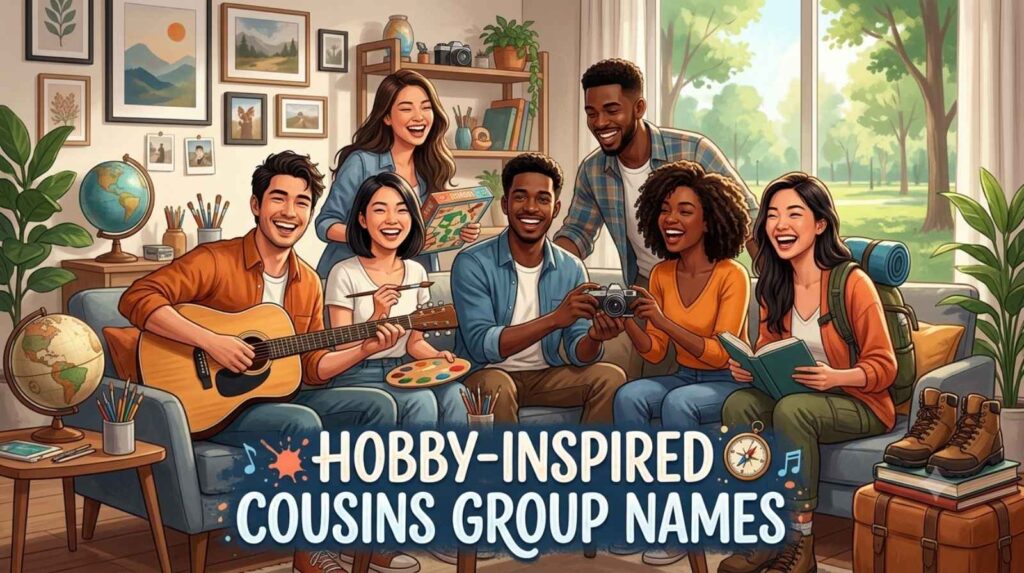 Hobby-Inspired Cousins Group Names