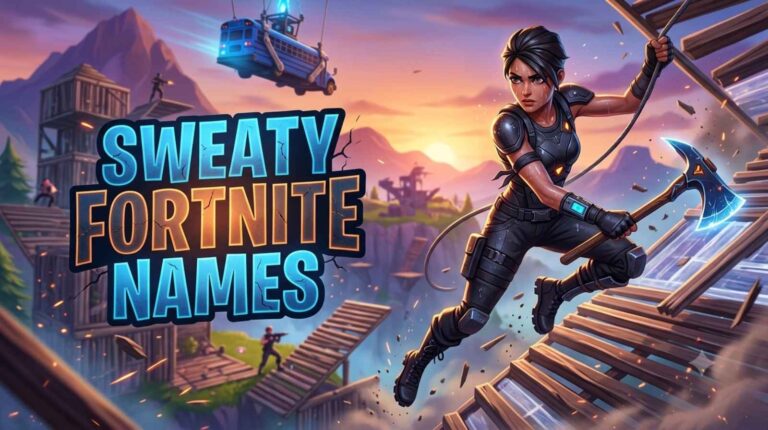 Sweaty Fortnite Names